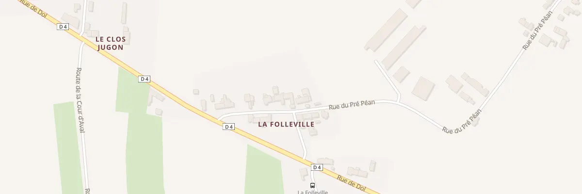 Plan du 13 Rue du Pre Pean à La Fresnais