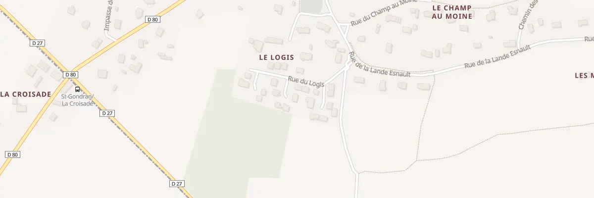 Plan du 23 Rue du Logis à Saint-Gondran