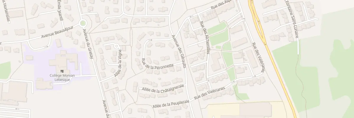 Plan du 14 Av des Géraults à Mordelles