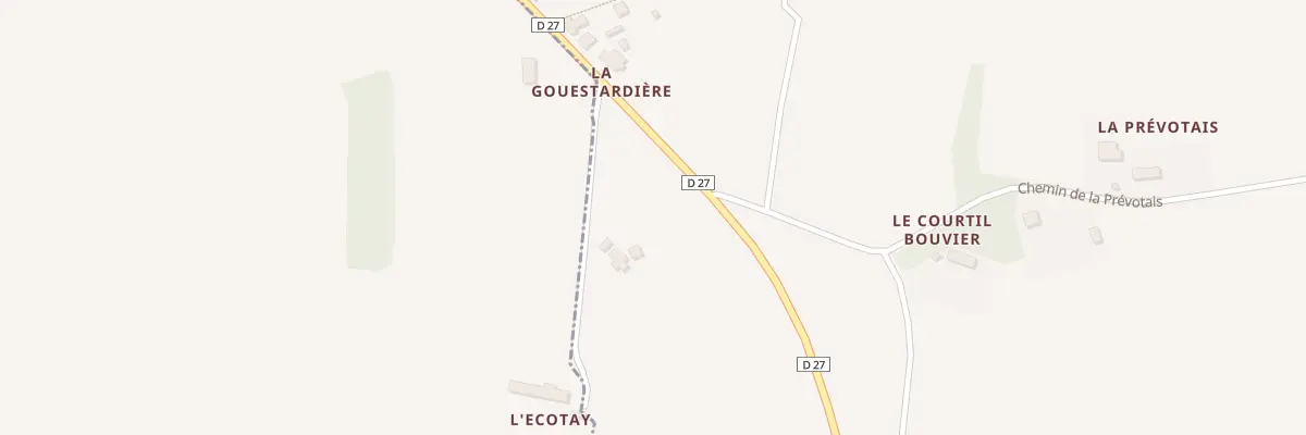 Plan du 590 La Gouestardiere à Saint-Gondran