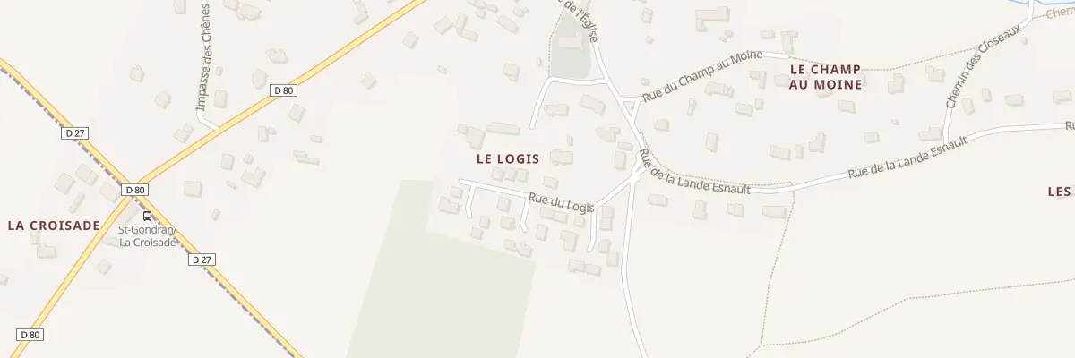 Plan du 4 Rue du Logis à Saint-Gondran