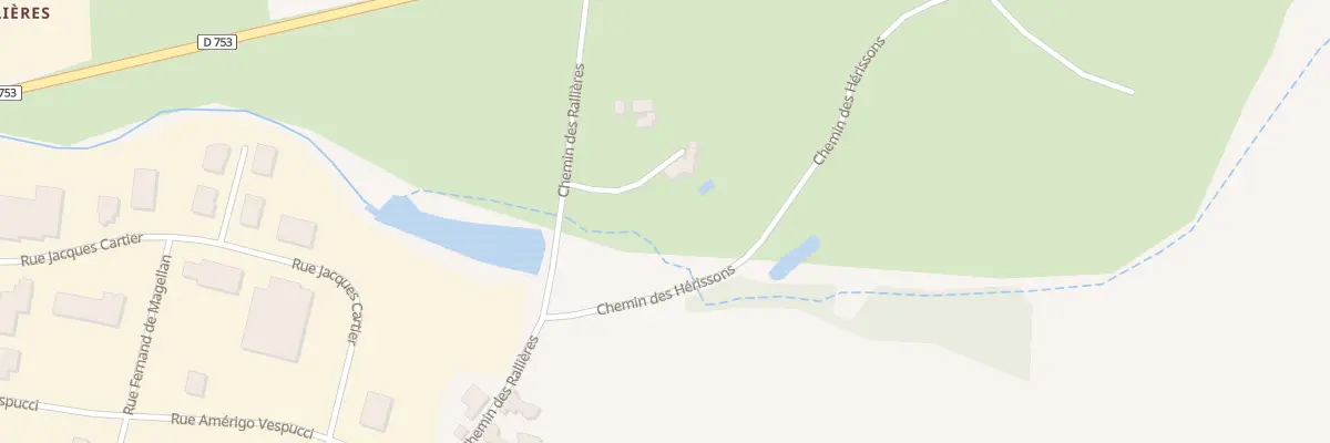 Plan du 194 Che des Rallières à Challans