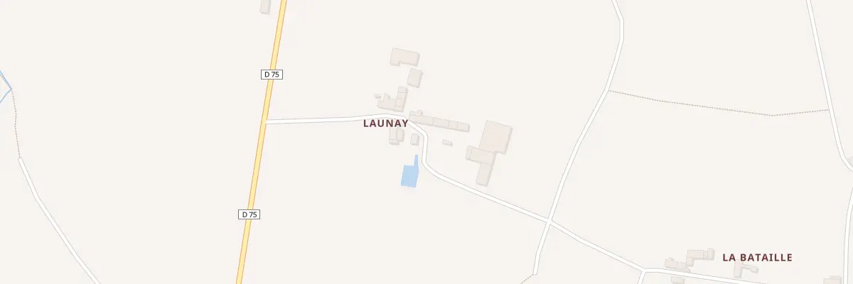 Plan du 5330 Launay à Meillac
