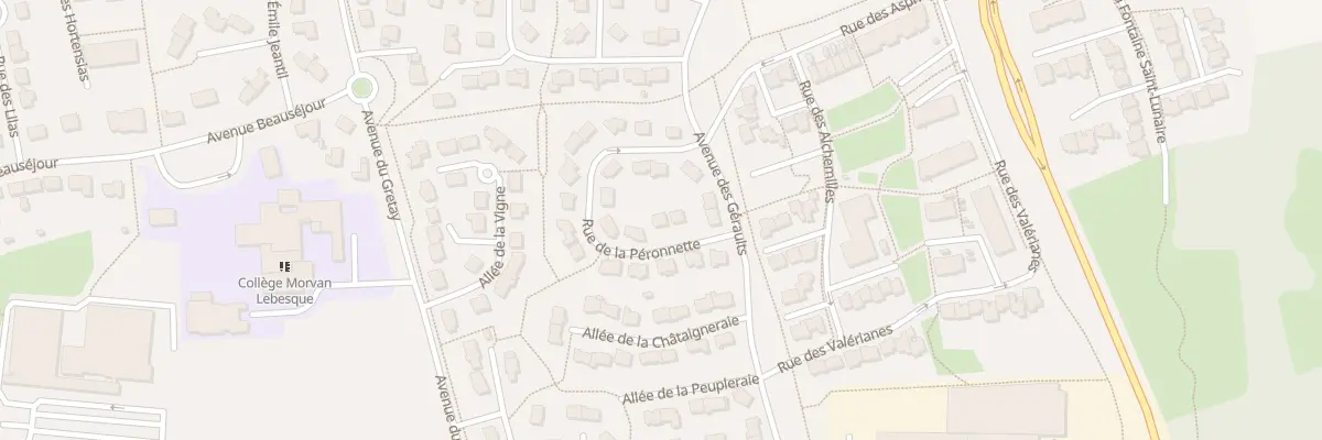 Plan du 13 Rue de la Péronnette à Mordelles