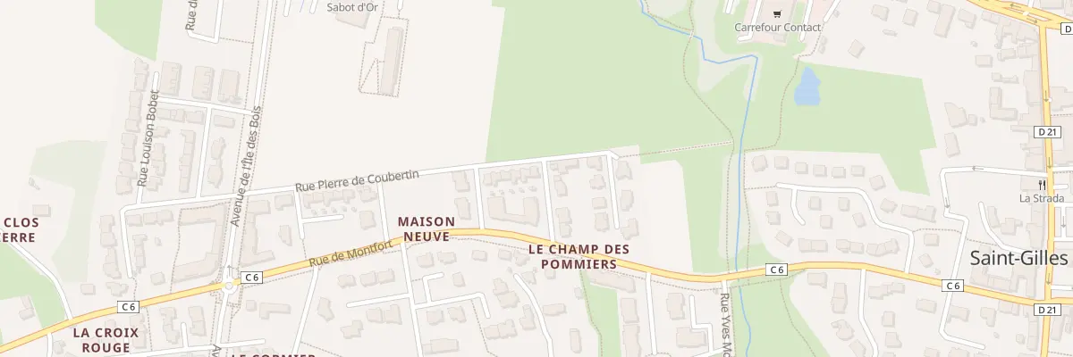 Plan du 26 Rue Pierre de Coubertin à Saint-Gilles