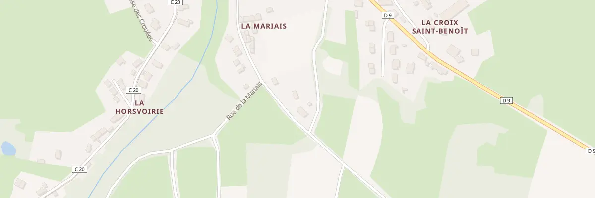 Plan du 5430 La Mariais au Tronchet
