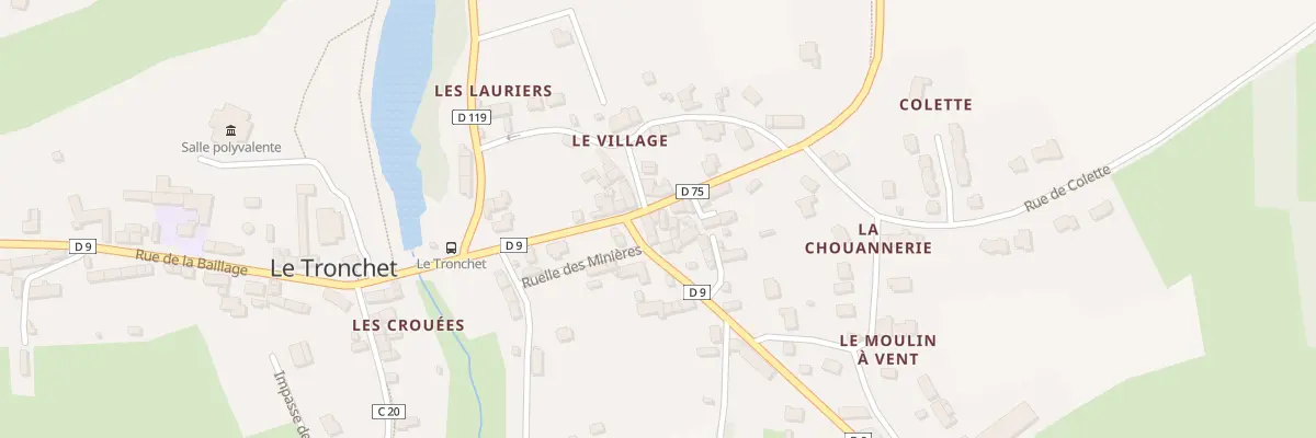 Plan du 5157 Le Village au Tronchet