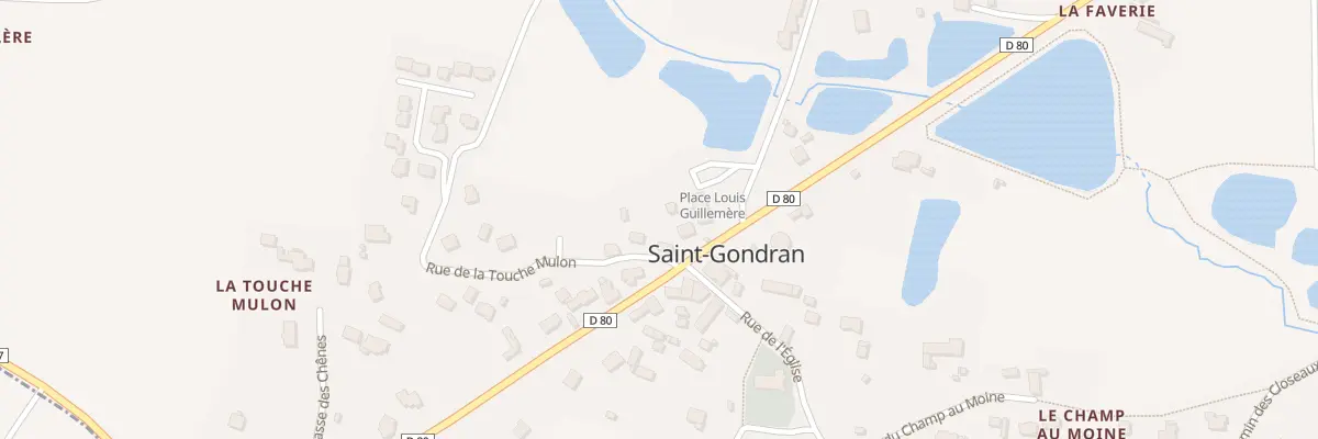 Plan du 16 Rue de la Touche Mulon à Saint-Gondran
