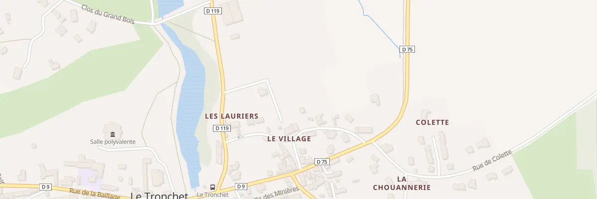 Plan du 2 Rle de la Joubardiere au Tronchet