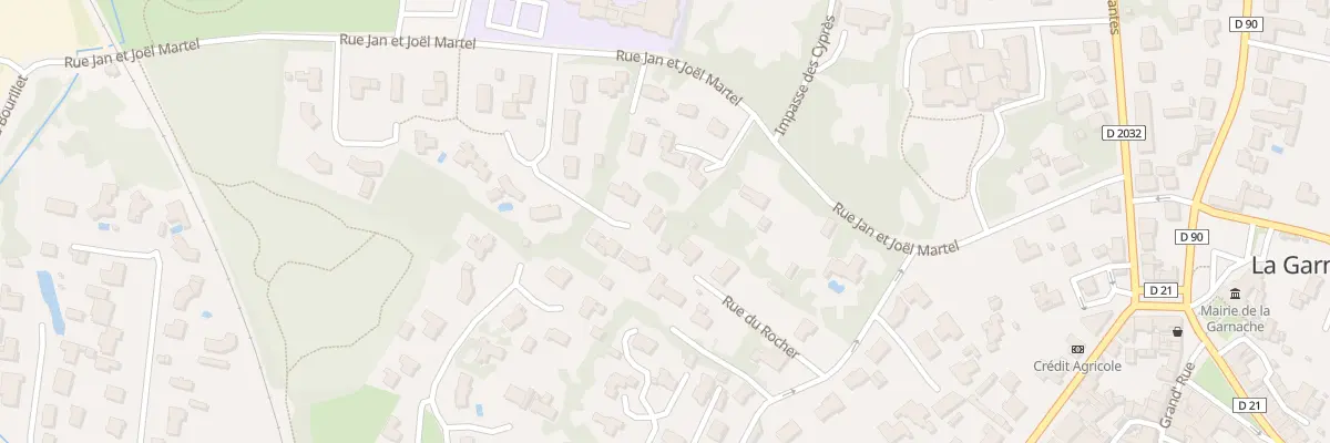 Plan du 2 Imp des Bergeronnettes à La Garnache