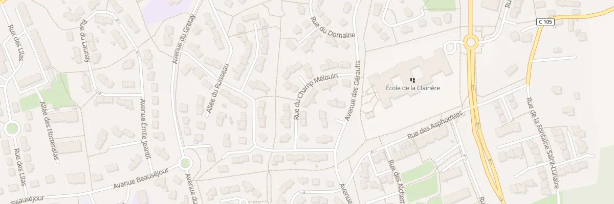 Plan du 6 Rue du Champ Mélouin à Mordelles