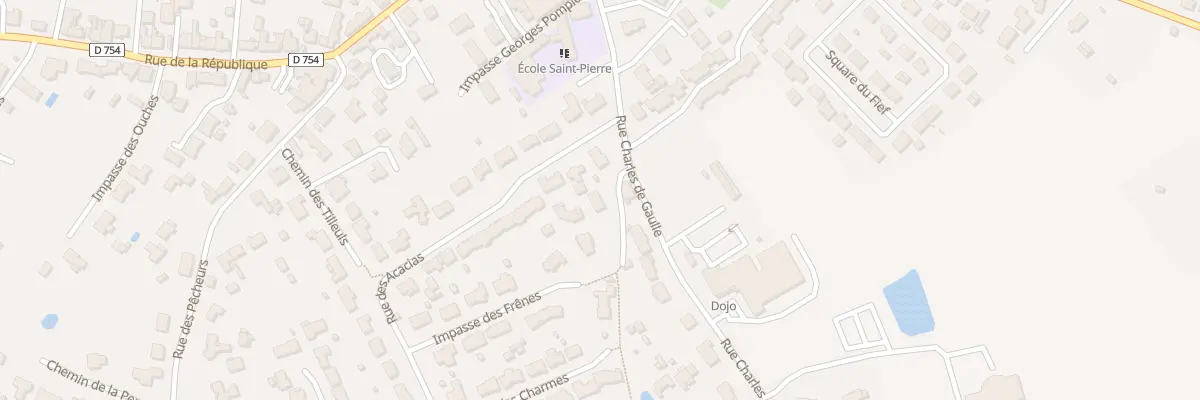 Plan du 280 Rue charles de gaulle à Commequiers