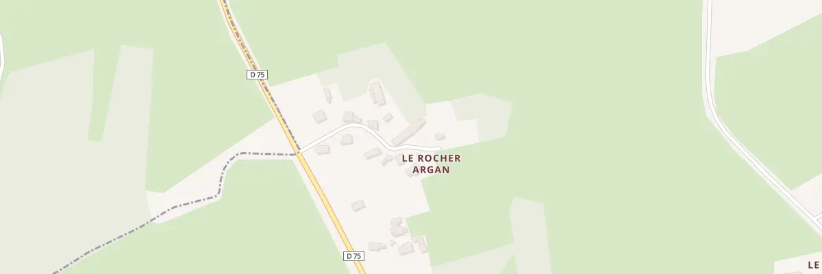 Plan du 5457 Le Rocher Argan au Tronchet