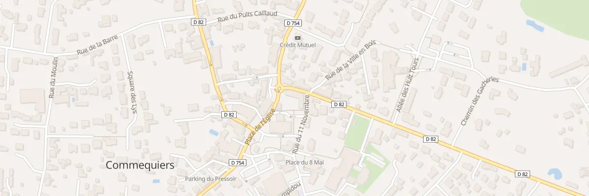 Plan du 5 Pl de l’Église à Commequiers