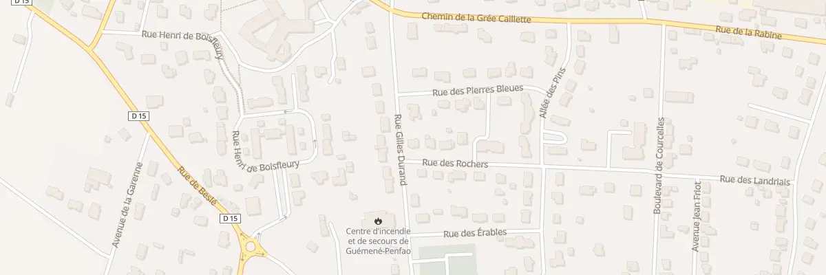 Plan du 14 Rue des Rochers à Guémené-Penfao