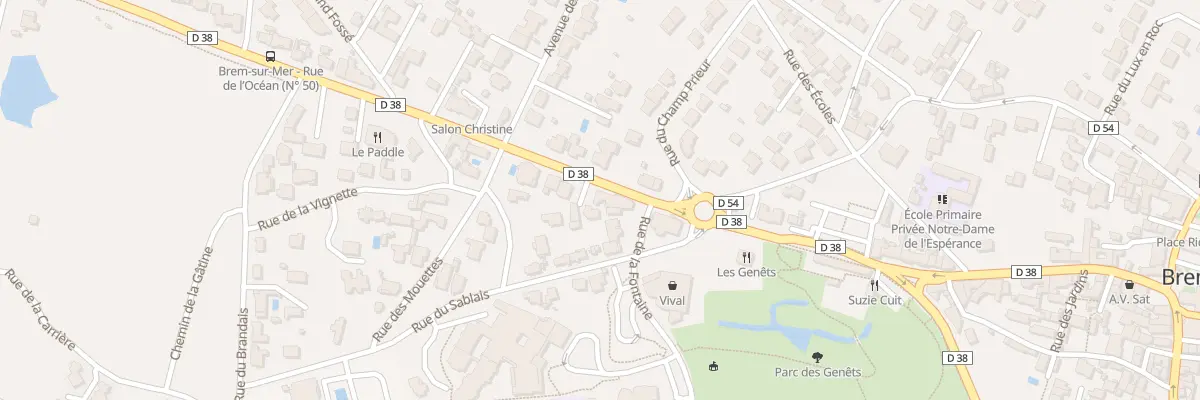 Plan du 23T Rue de l’océan à Brem-sur-Mer
