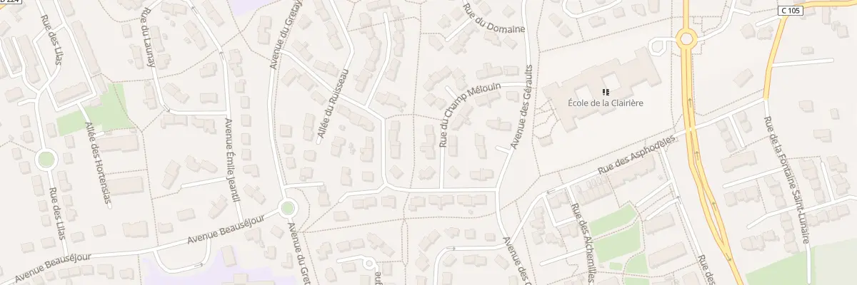 Plan du 3 Rue du Champ Mélouin à Mordelles