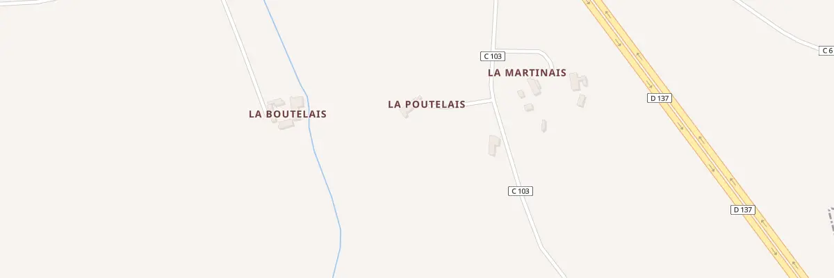 Plan du 5038 A la Martinais à Saint-Brieuc-des-Iffs
