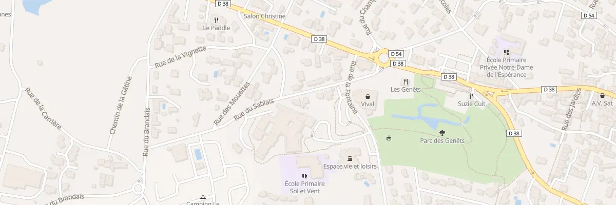 Plan du 5 Rue du sablais à Brem-sur-Mer
