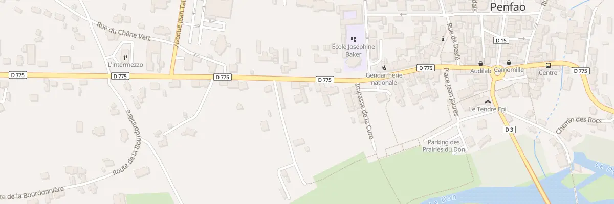 Plan du 9 Rue de la Resistance à Guémené-Penfao
