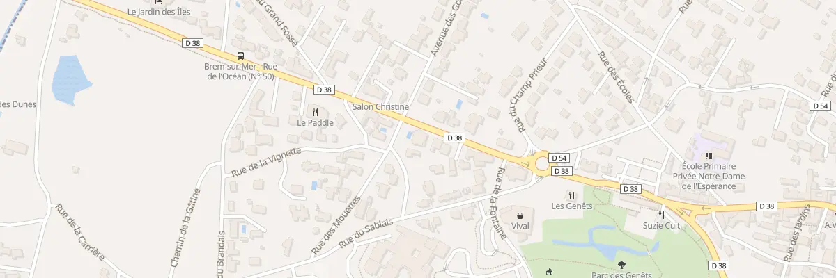 Plan du 27 Rue de l’océan à Brem-sur-Mer
