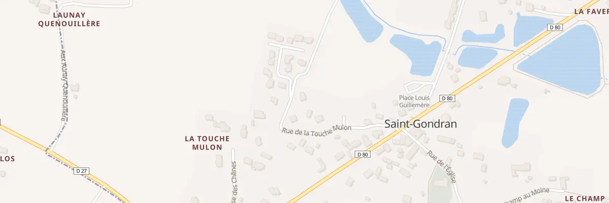 Plan du 12 Rue de la Touche Mulon à Saint-Gondran