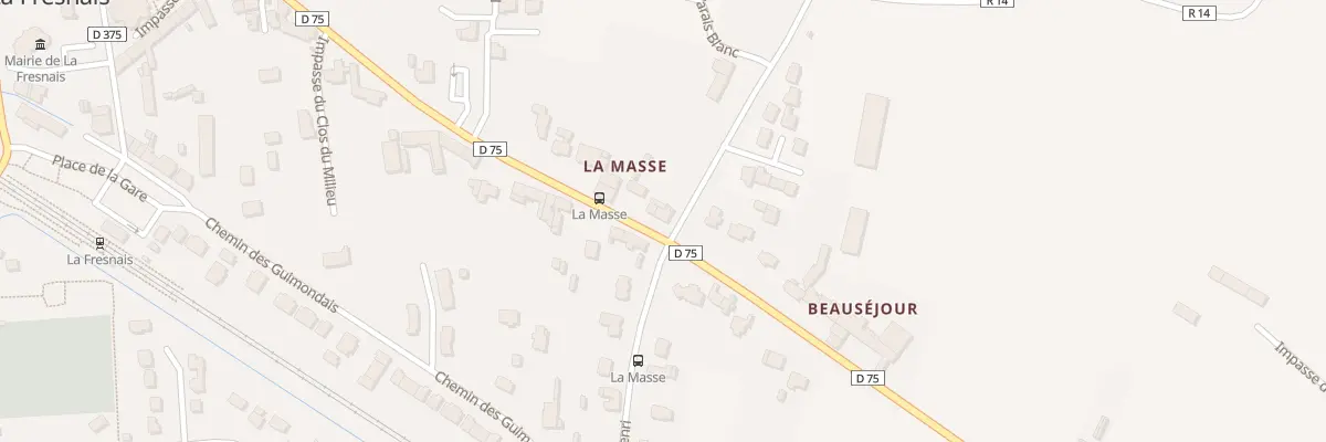 Plan du 25 Rue de la Masse à La Fresnais