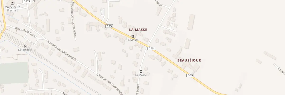 Plan du 34 Rue de la Masse à La Fresnais
