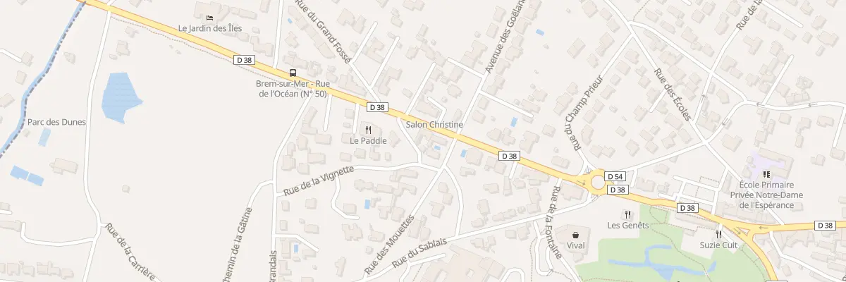 Plan du 31 Rue de l’océan à Brem-sur-Mer