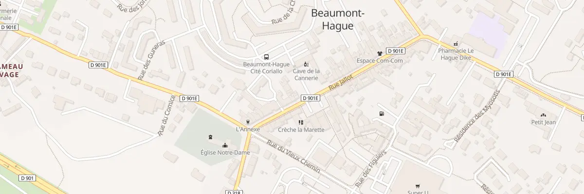 Plan du 46 Rue Jallot Beaumont à La Hague