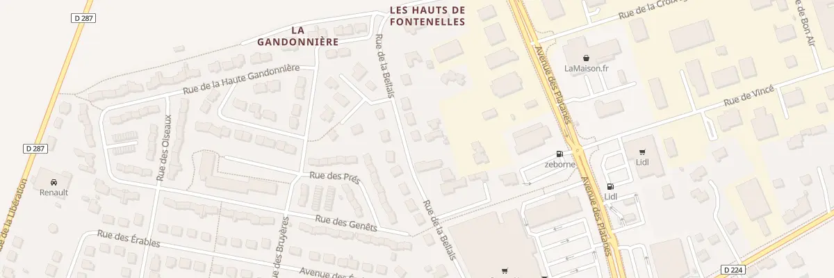 Plan du 14B Rue de la Bellais à Mordelles