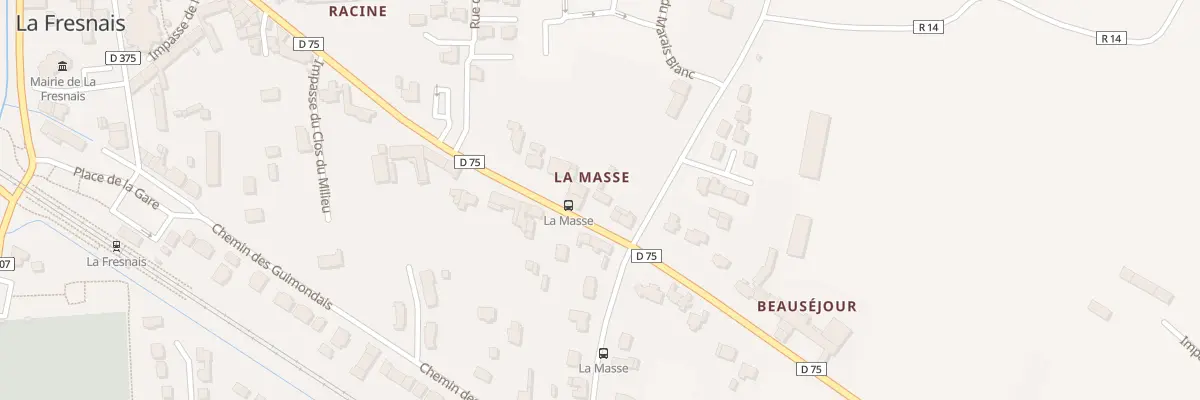Plan du 23 Rue de la Masse à La Fresnais