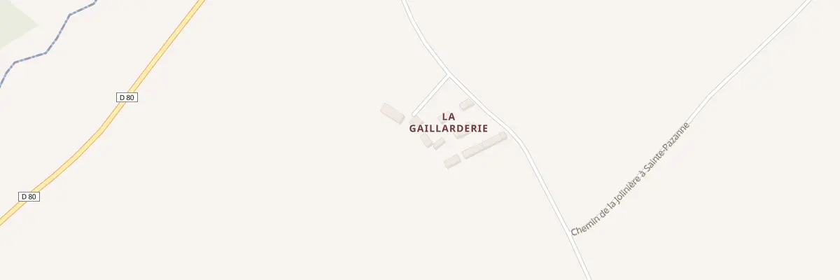 Plan du 2 La Gaillarderie à Saint-Hilaire-de-Chaléons
