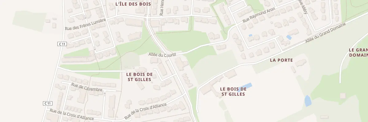 Plan du 9 Av de l’Ile des Bois à Saint-Gilles