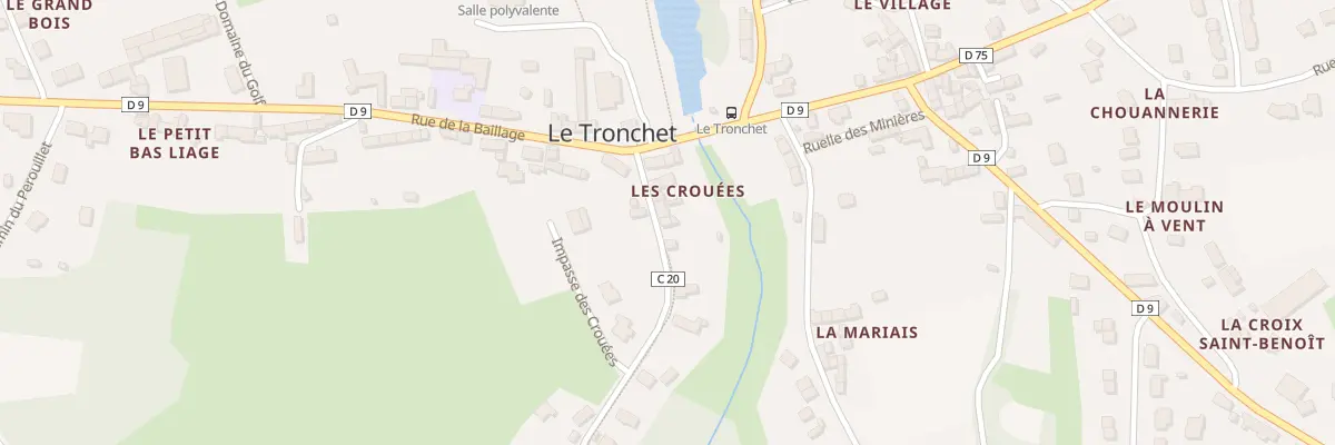 Plan du 5302 Les Crouees au Tronchet