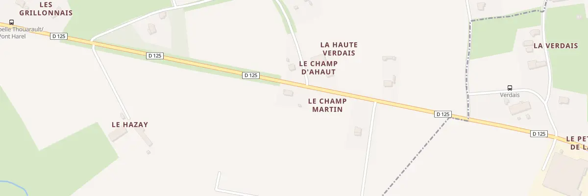 Plan du 5159 La Haute Verdais à La Chapelle-Thouarault