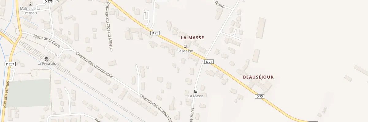 Plan du 30 Rue de la Masse à La Fresnais