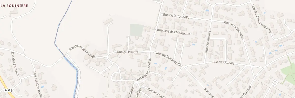 Plan du 2 Rue du prieuré à Brem-sur-Mer