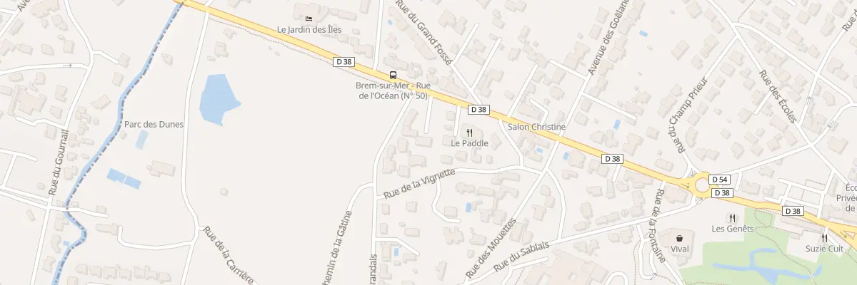 Plan du 39A Rue de l’océan à Brem-sur-Mer
