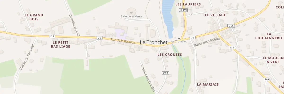 Plan du 5312 Le Petit Bas Liage au Tronchet