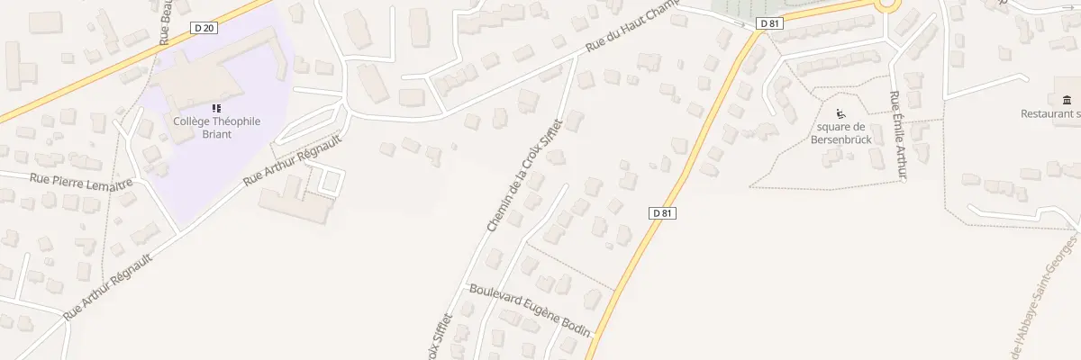 Plan du 7 Rue Jean-Guillaume Chifoliau à Tinténiac