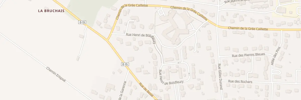 Plan du 22 Rue Henri de Boisfleury à Guémené-Penfao