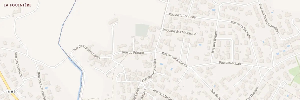 Plan du 4 Rue du prieuré à Brem-sur-Mer