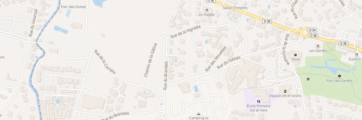 Plan du 9 Rue du brandais à Brem-sur-Mer