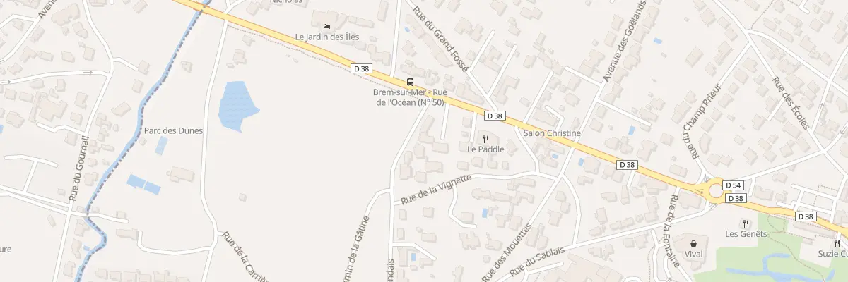 Plan du 1A Rue du brandais à Brem-sur-Mer