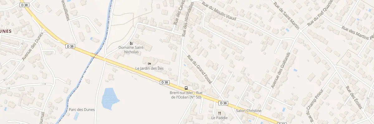 Plan du 11 Rue du grand fosse à Brem-sur-Mer