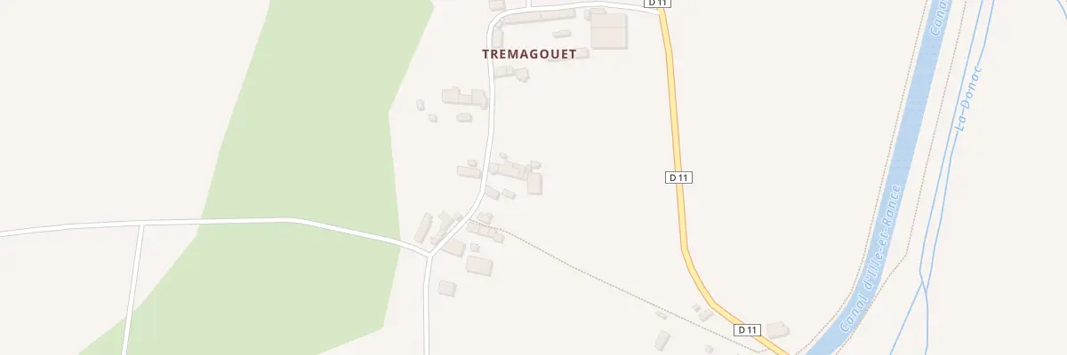 Plan du 5419 Trémagouët à Québriac