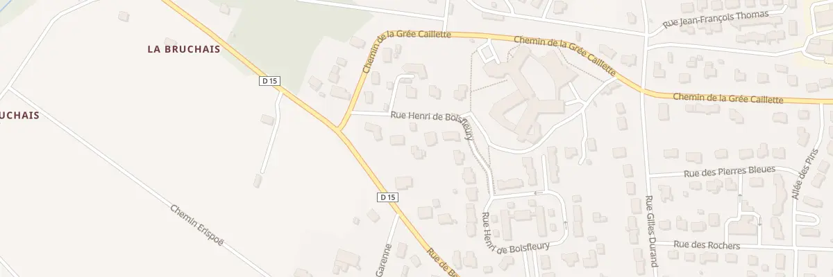 Plan du 28 Rue Henri de Boisfleury à Guémené-Penfao