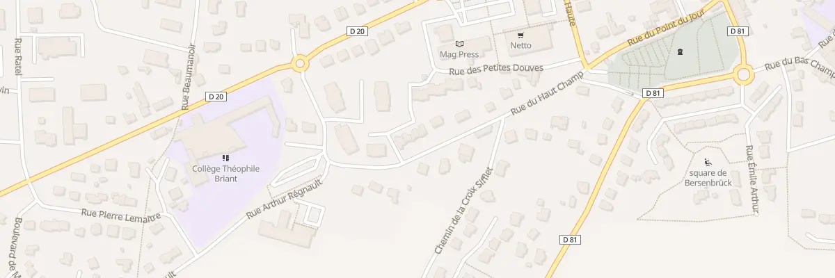 Plan du 18 Rue du Haut Champ à Tinténiac
