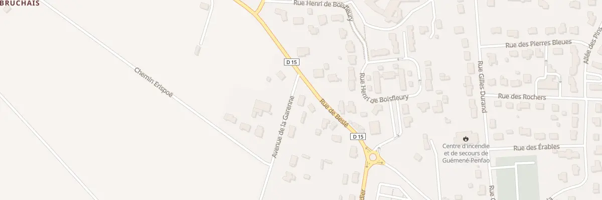 Plan du 14 Av de la Garenne à Guémené-Penfao